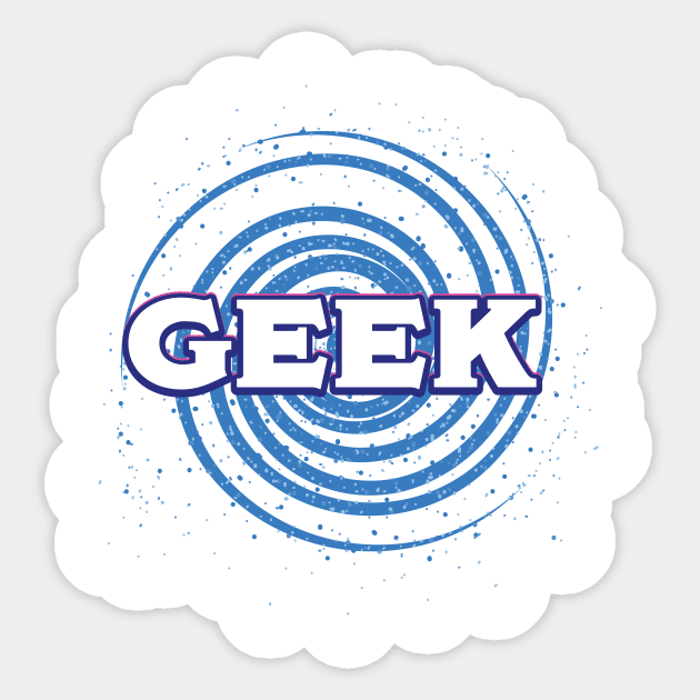 GEEK Sticker by nickemporium1